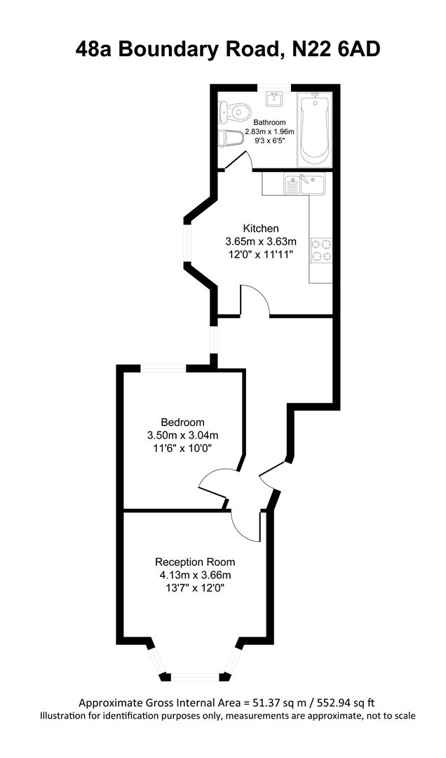 1 bedroom Flat for rent